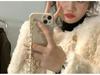 Women's Petite Chenille Angora Fur Coat - Winter 2025 Collection: Loose Fit, Plus Cotton, Stylish and Soft