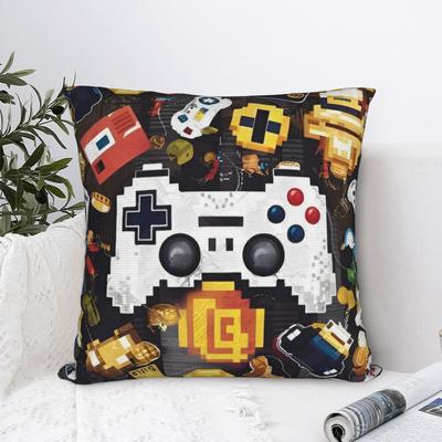 Heiß Bunt Spiel Gamepad Kissenbezug Weicher Kissenbezug für Stuhl Sofa Heimdeko Neuheit Kissenbezüge