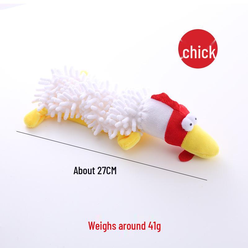 Leather Shell Interactive Chew-Resistant Plush Dog Toy