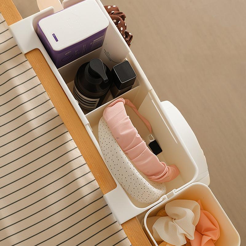 Basket Storage Rack Bedside Storage Accessories Dormitory Storage Hanging Storage Box Student Bedside Retractable Hanging