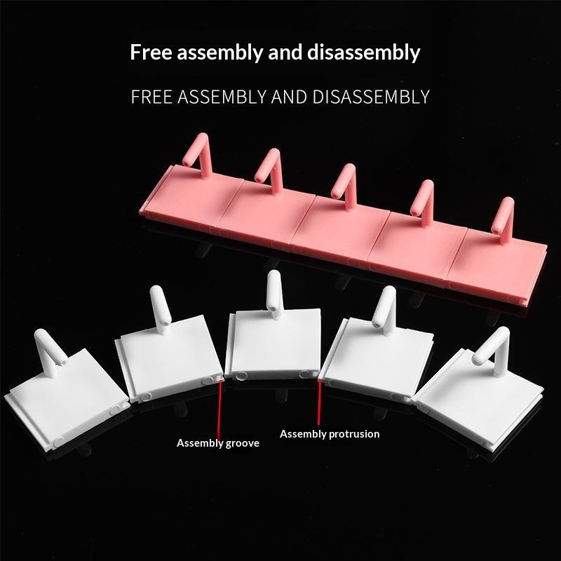Nail Practice Display Stand 5Pcs Detachable Press On Nail Training Holder for Beginner Nail Technician Training Home