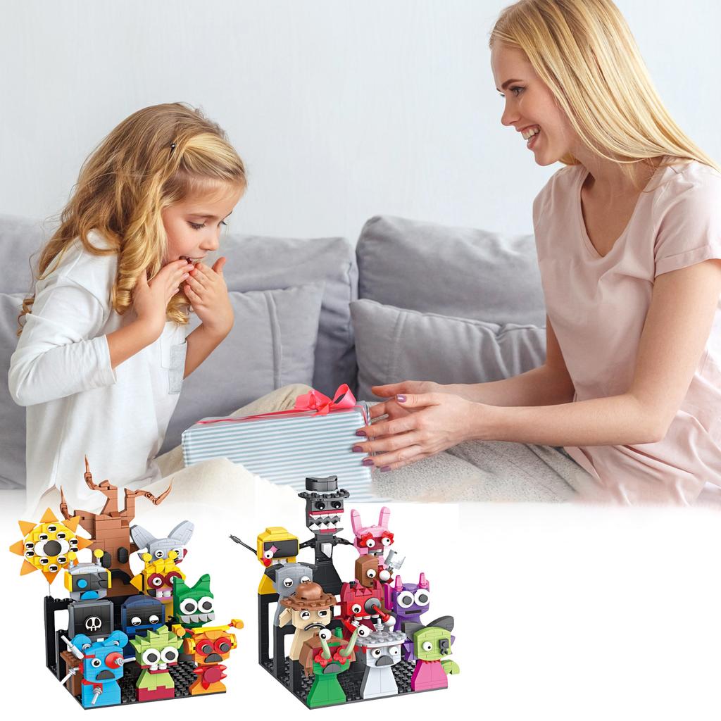 Zábavná dětská sada puzzle, stavebnice, hračka