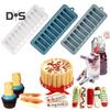Silicone Chocolate Mold Ice Cube Tray 20ml Capacity Easy Release with Hanging Hole Homemade Crayon Candy Making Tools