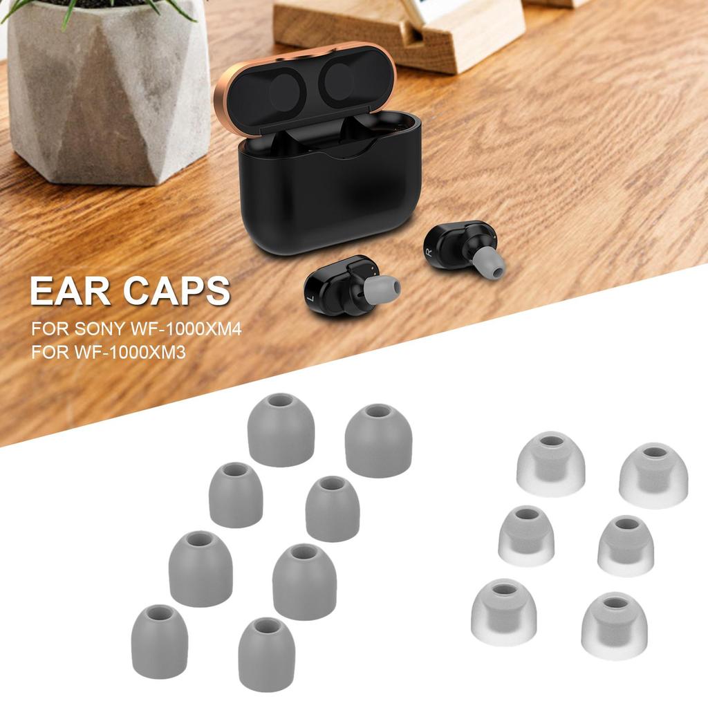 7 Pair Soft Silicone Ear Tips Replacement Compatible for WF 1000XM4 WF 1000XM3 Earphones Ear