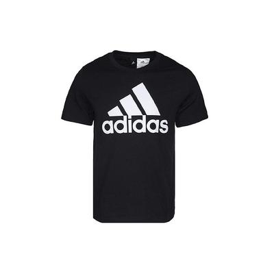 T Shirts Men's Black Crew Neck Moderate Straight Fit CD4864