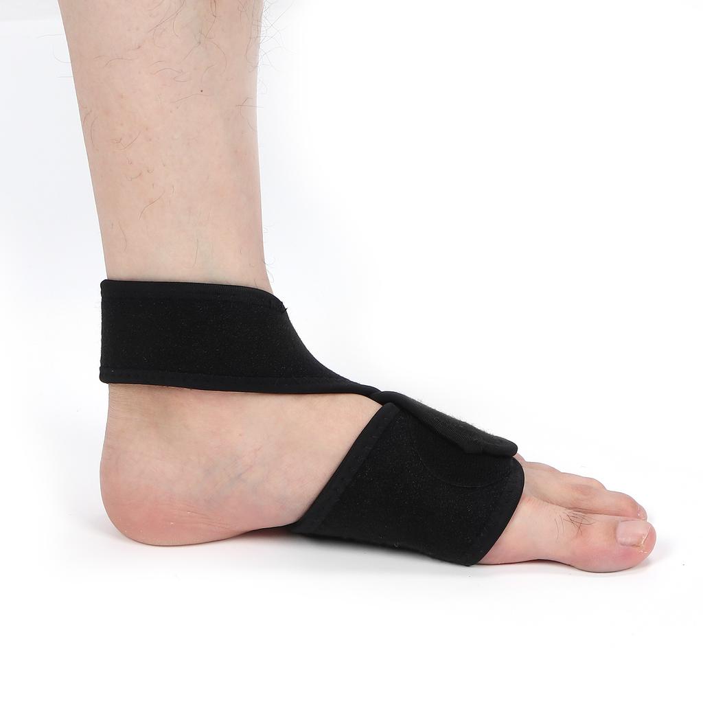 Profesjonalny Elastyczny Miękki Orteza na Opadającą Stopę Regulowany Pas Korekcyjny na Koślawość Szpotawą StopyLewa Stopa