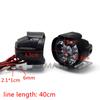 Wasserdichte Motorrad LED Scheinwerfer Lampe mit Schalter 6 LEDs 3000K Zusatz Motocross Licht für Straßenmotorrad