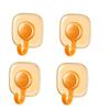 4Pcs/Pack Self Adhesive Bathroom Hooks Wall Mounted Towel Rack Coat Hanger  Key Cloth