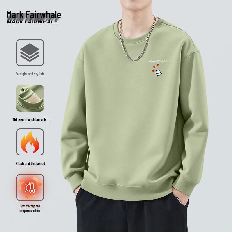Mark Fairwhale Men's Fleece-Lined Crewneck Sweatshirt
