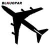 BLKUOPAR for Aircraft Car Stickers Fashionable Personality Decals Simple Refrigerator Windshield Decor Car Door Protector