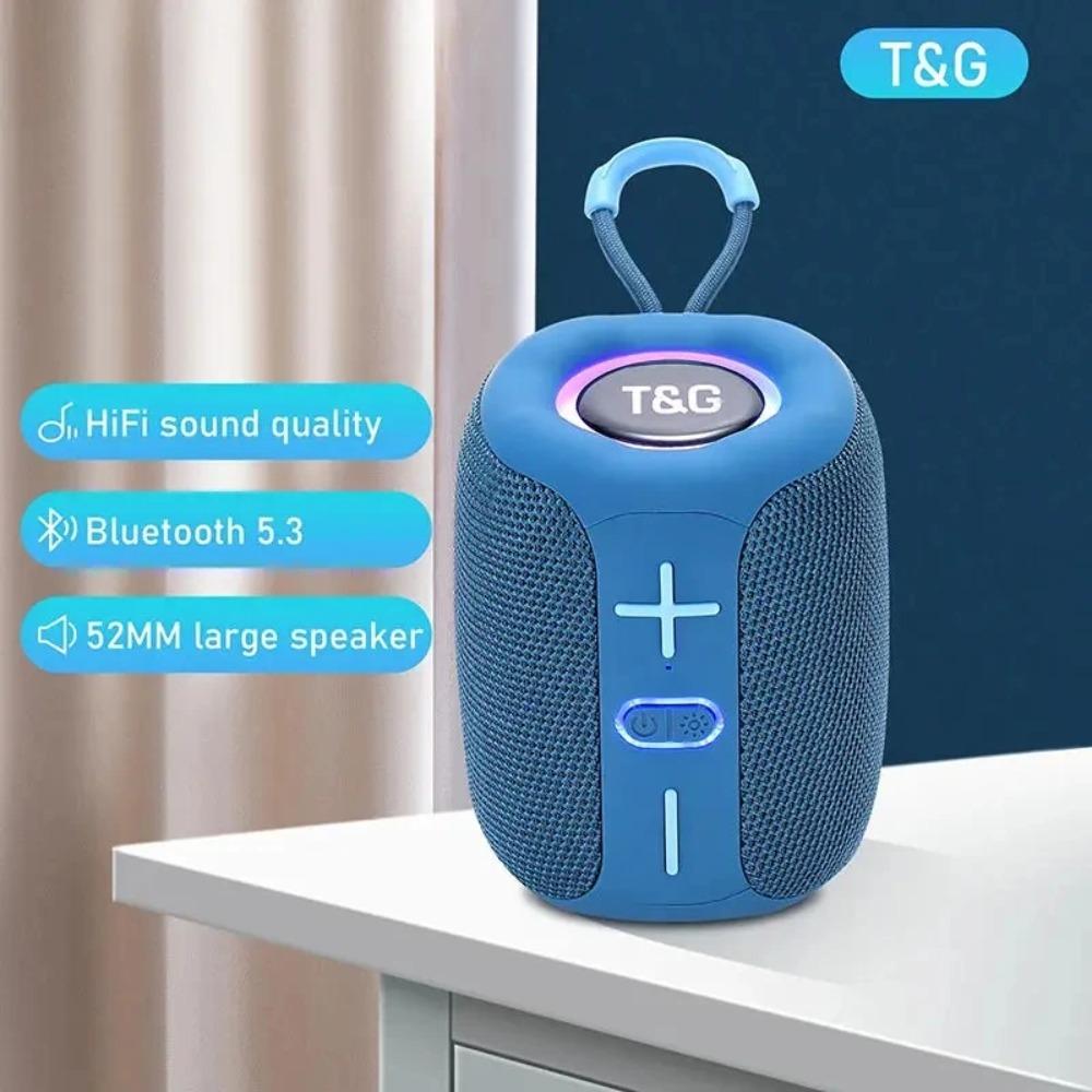 Small Handheld Speaker Bluetooth Portable Sound Box Music Wireless Subwoofer Mini Radio FM Woofer Bass Computer PC TV Small Audio