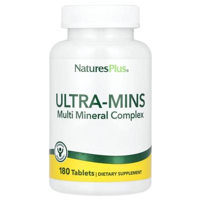 Nature's Plus Ultra Mins Food-Based Multiple Minerals, 180 Tablets