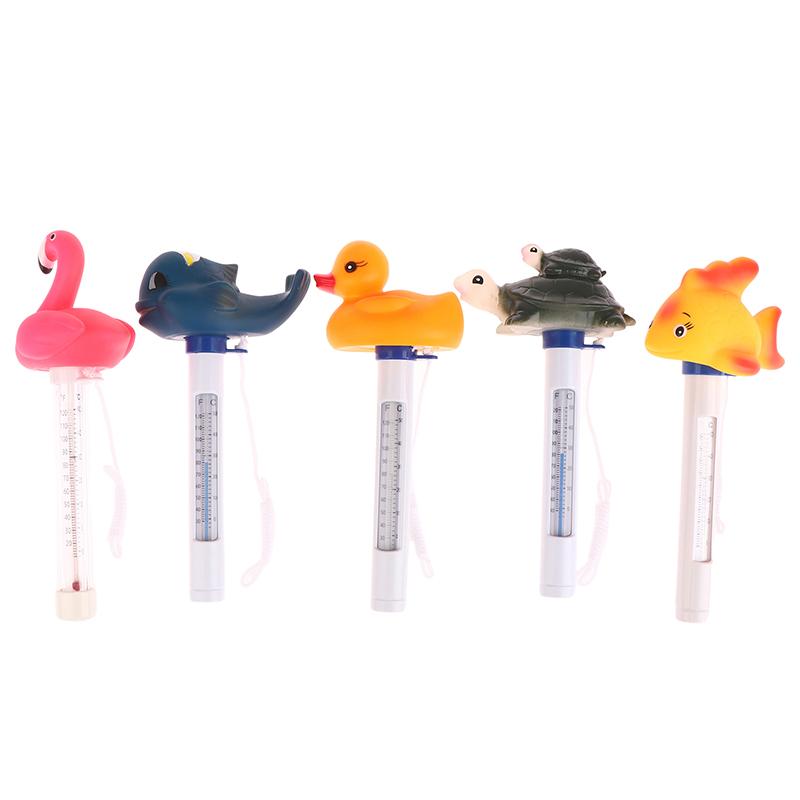 1Pc Swimming Pools Water Temperature Thermomet Fast Accurate Result Floating Cartoon Animal Water Temperature Measure Meter