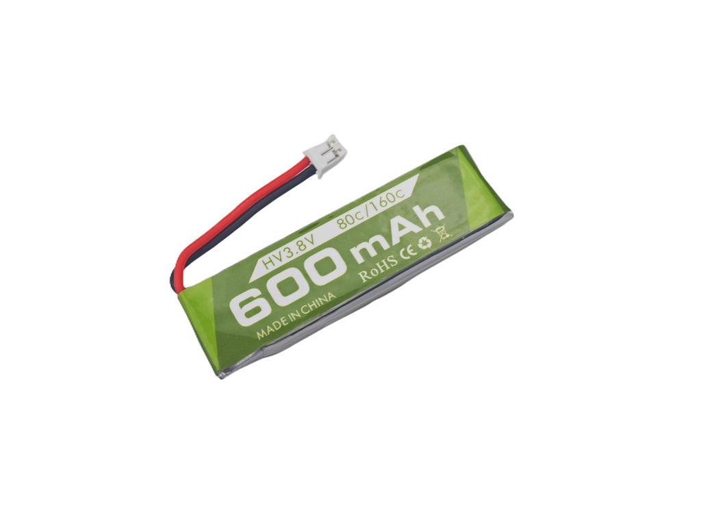 2 BUC 1S 3.8V 80C 600mAh Baterie Litiu cu Conector Plug JST PH-2.0 și Cablu de Încărcare USB pentru Drone RC Cinewhoop Tinyhawk Micro FPV Racing Car
