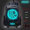 Game Merchandise Luminous Backpack Usb Interface Multi-Function Large Capacity Leisure Travel Bag