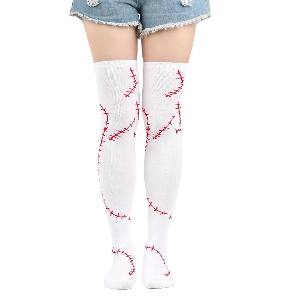 Womens Thigh High Stockings mittens Arm Sleeve Gloves Set Ladies Girl Black White Long Over Above Knee Socks Lolita Halloween