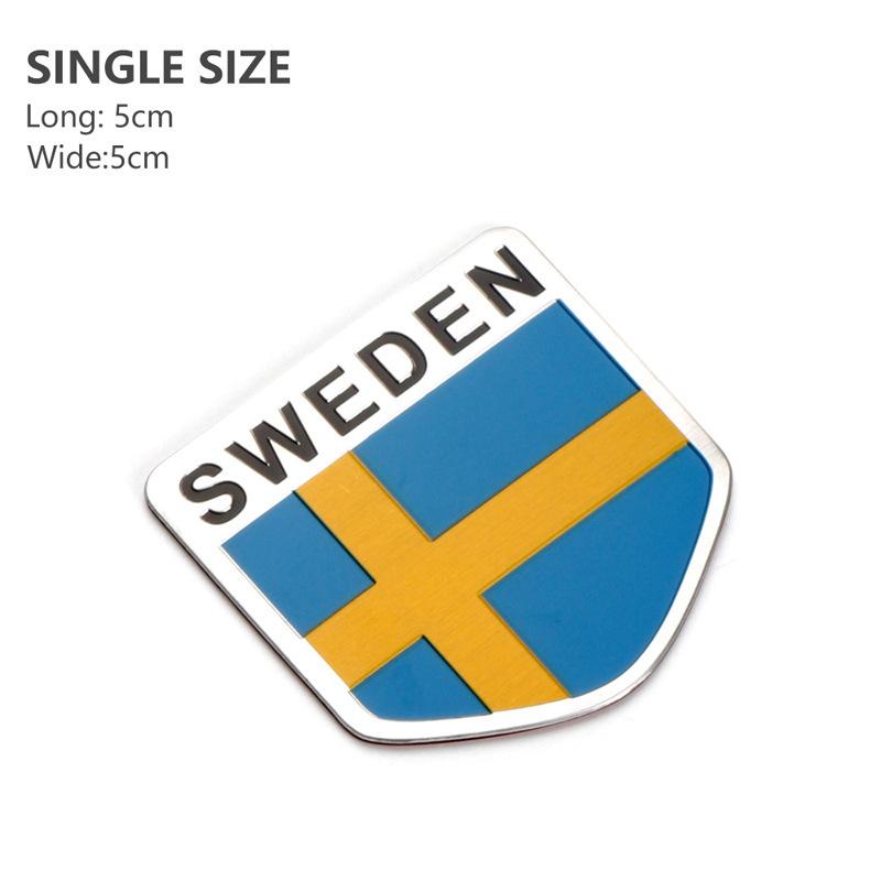 Car Side Logo Sticker Decoration Accessories For Volvo Rdesign Polestar AWD V50 S60 XC60 S40 XC40 XC90 V60 S80 S90 V90 V70 T6 T8
