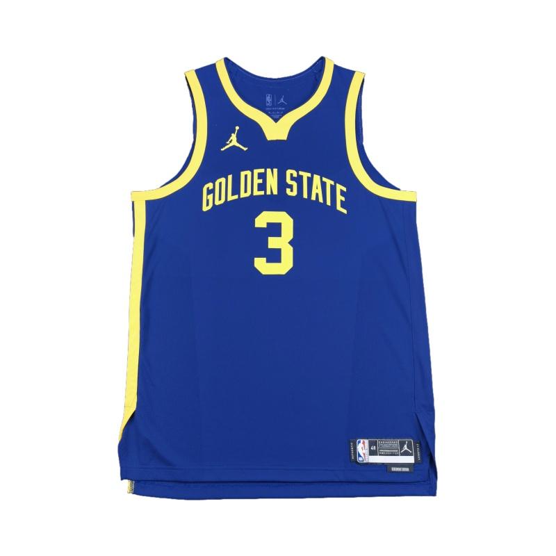 Jordan X NBA Collaboration NBA Golden State Poole Simple Comfortable Fashion Letter Sleeveless Basketball Jersey Men jersey Blue DQ0147-422