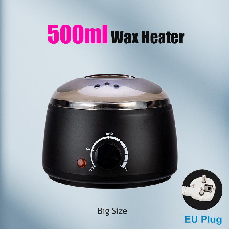 Portable Electric Wax Melting Pot 200ml/500ml Hot Wax Warmer Machine for Hair Removal - Compact Electric Wax Heater Machine