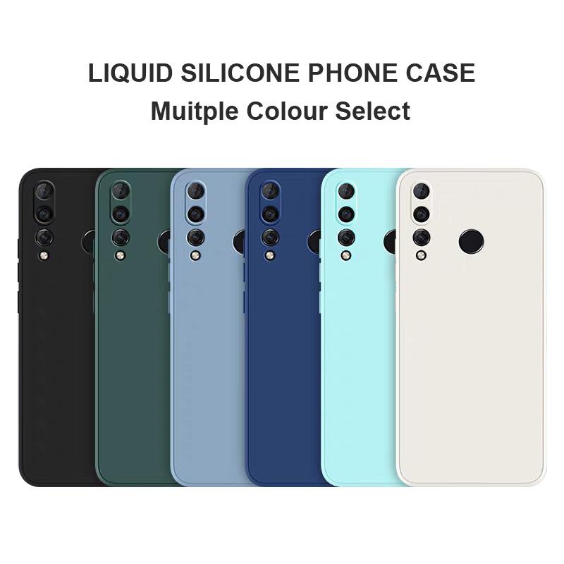 Camera Protection Original Phone Case for Huawei P20 P30 P40 Pro Lite P Smsrt Y9 2019 P Smart Z Shockproof Liquid Silicone Cover