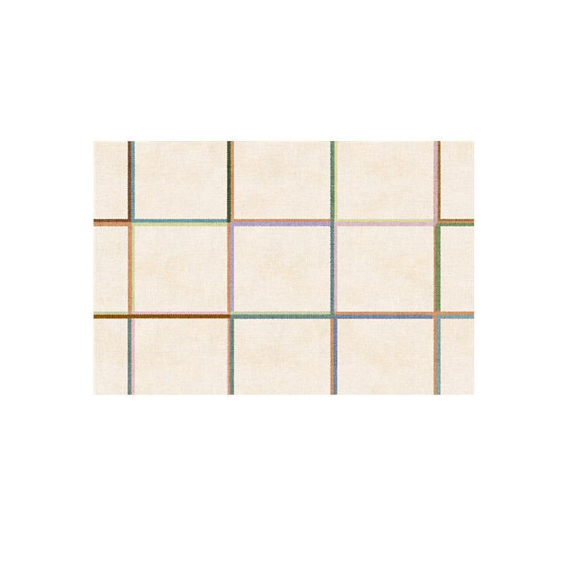 Dopamine Plaid Rug for Living Room Carpet Bedroom Floor Mat Short Plush Large Area Rugs Dirty Resistant Non-slip Mats