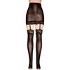 Ultra-Thin8DSheer Glossy Sexy Temptation Slim High-Waist Hibiscus Lace Stockings Bodycon Garter Belt Stockings