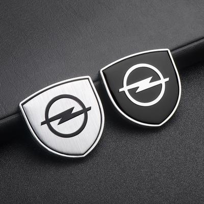 1 ud. 3D Metal Personalizado Carrocería Coche Decoración Pegatinas Emblemas Estilo Automóvil Para OPC Astra J G K Insignia Corsa D B E Mokka Vectra Wf1