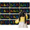 12 Pcs Alphabet Bulletin Board Strips, Alphabet Chart and Number Line for Classroom Wall Decorations, Including ABC and 0-10 Number Bulletin Board