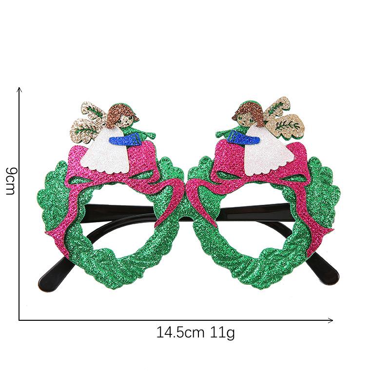 Festive Headband Eyeglass Frames: Christmas, Halloween, Valentine's Day & Party Glasses with Santa Claus Design