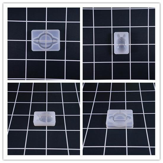

DIY Crystal Epoxy Silicone Mold: Hanging Ornament Pendant with Earth, Star, Planet, and Totoro Designs Saturn Planet Silicone Mold