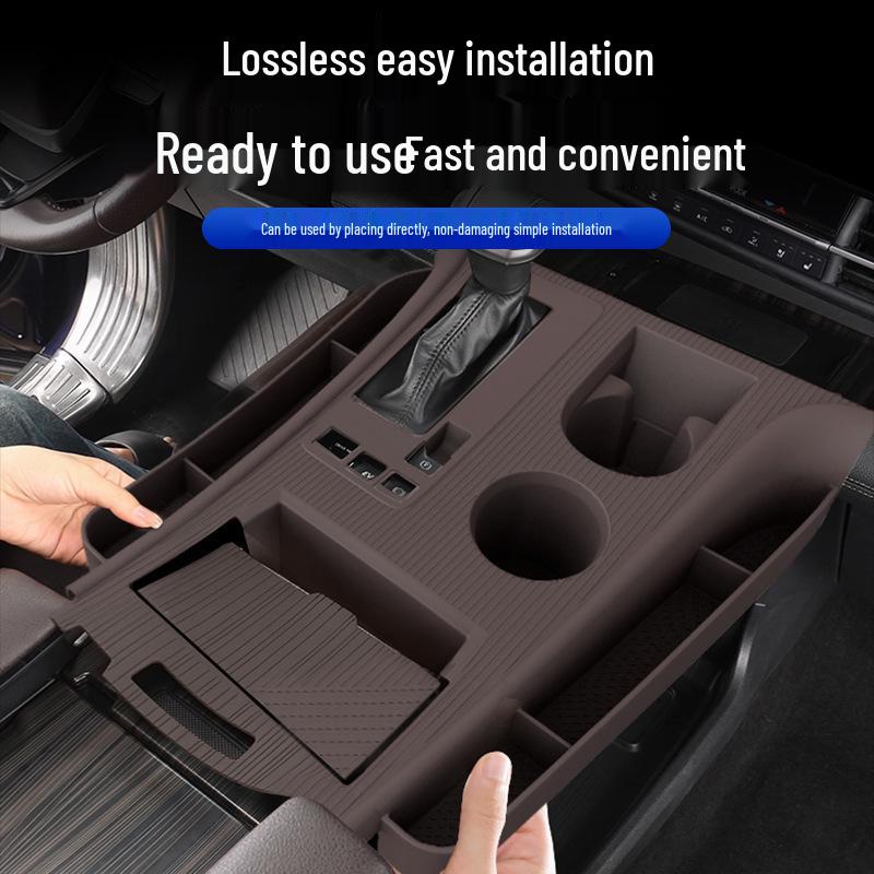 Non-Slip Silicone Mat for Toyota Sienna/Granvia Console & Cup Holders