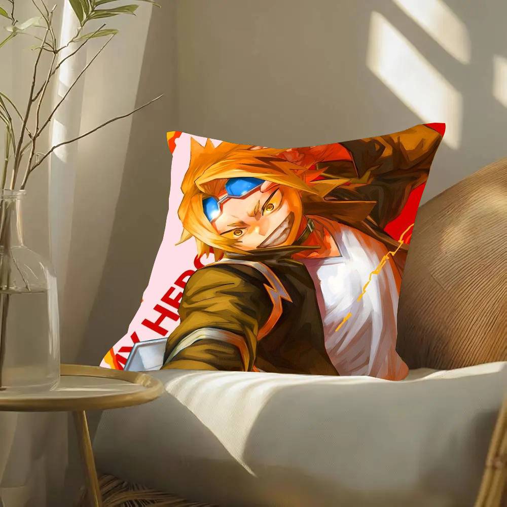 My D-Hero C-Academia Kaminari Denki Pillow Case Fashion Square Pillowcase Bedroom Sofa Room Ins Decoration Leisure
