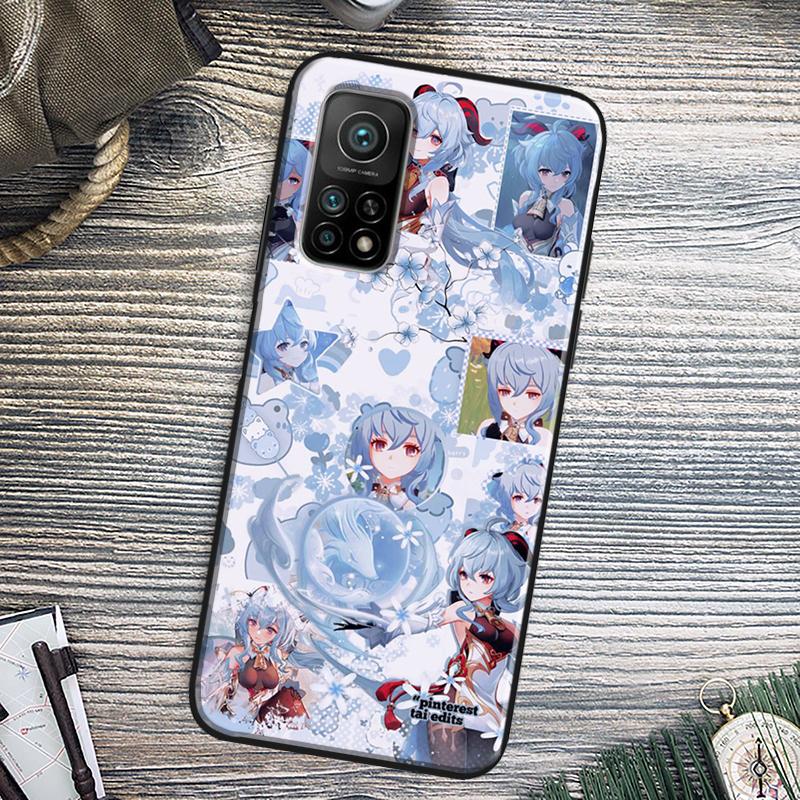 Genshin Impact Ganyu Case For Xiaomi 13 11T 12T Pro 12 Lite 12X Cover For POCO X3 X4 X5 F5 Pro F4 GT C40 M5s F3