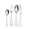 1012 series stainless steel round spoon tip spoon multi-specification western tableware knife fork spoon 410 gift dessert spoon