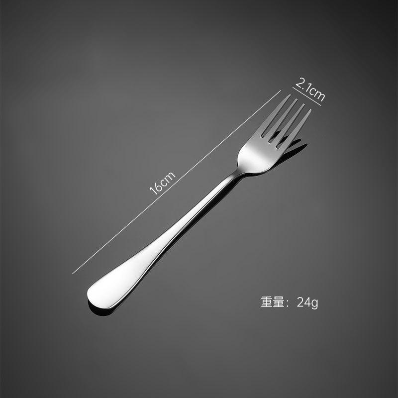 304 Stainless Steel Fork Tableware Steak Western Fork Household Dining Dessert Fruit Quality Salad Fork