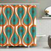 Boho Shower Curtain Abstract Floral Pattern Nature Botanical Art Bathroom Decor Farmhouse Modern Home Textile Accessories