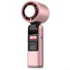 Portable Handheld Fan with 100 Turbo Speeds, USB Rechargeable Mini Cooling Fan for Travel Camping Pink
