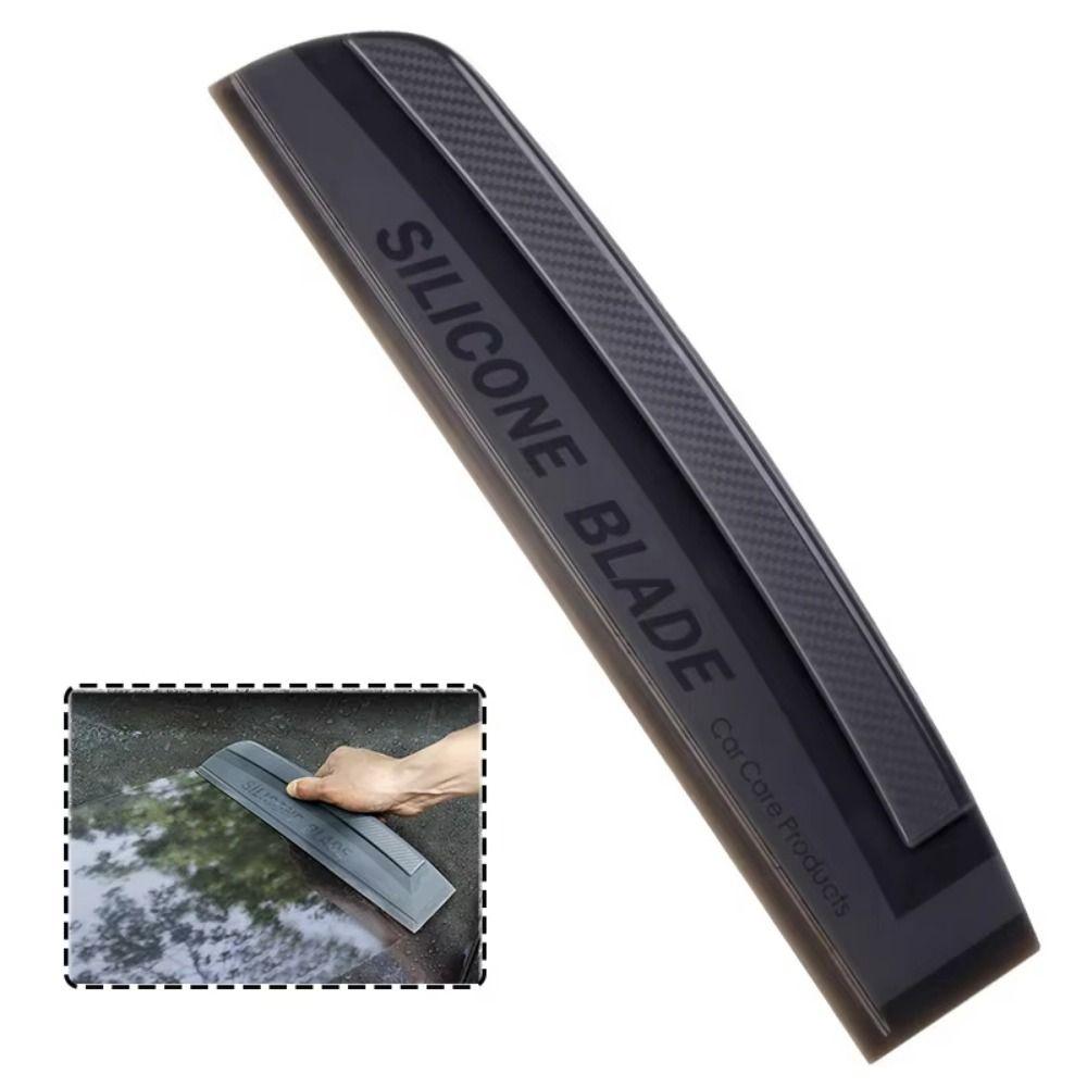 Quiet Silicone Water Wiper Flexible Window Cleaning Tool  Auto Detailing Accessories