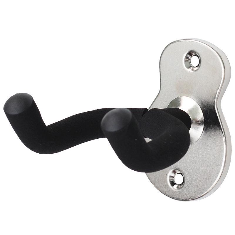 Matte Black Musical Instrument Wall Hook: Display Rack for Guitar, Ukulele, Violin, and Hulusi