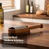 Handheld Cheese Grater with Wooden Frame Compact Kitchen Tool Long-Lasting