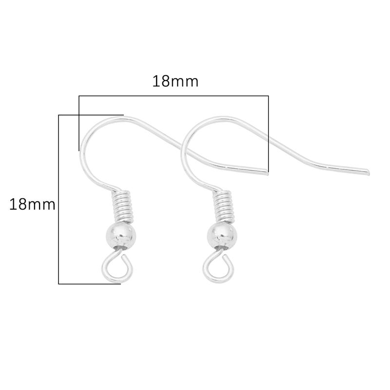 20Pcs Copper Hook Charm Jewelry Findings for DIY Earring Jewelry Craft Making