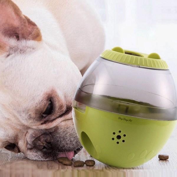 Dingdongpet Pet Sound Snack Ball Nose Work 105 X 168 Mm, Green, 1 Piece