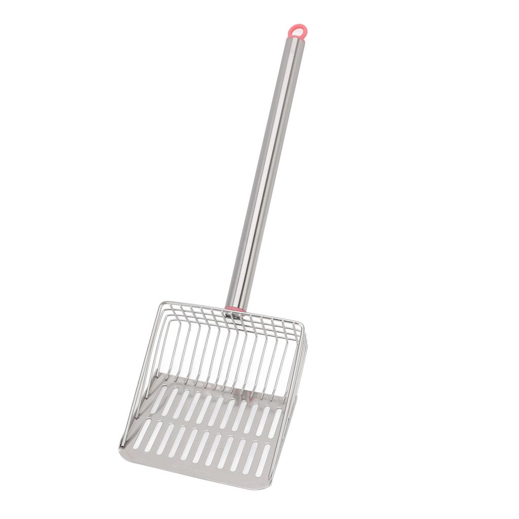 Chicken Poop Scooper   Handle Stainless Steel Non Stick Slat Litter Sifting Shovel for Chicken Pet Cat