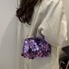 Simple Sequined Bag Women's New High-end Fashion Handbag Niche Versatile Commuter Shoulder Bag