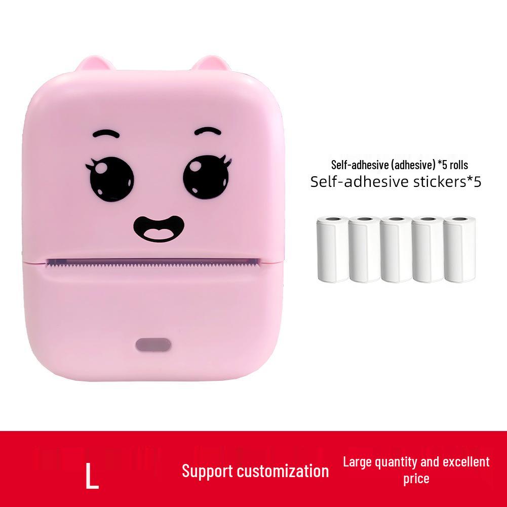 Children's Mini Bluetooth Pocket Printer: Portable Thermal Photo & Label Maker