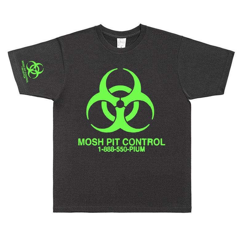 Homixide Gang Mosh Pit Control Tshirt Playboi Carti Opium Merch Tshirt HXG Tshirts Unisex Women Hip Hop Oversized Cotton T Shirts S