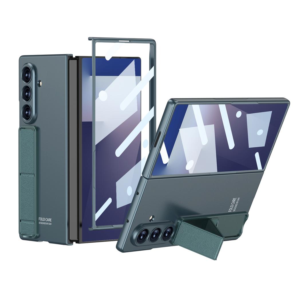 For Samsung Galaxy Z Fold 7 Case Hard With FOLDING BRACKET Stand Film Protective Back Cover Case For Samsung Z Fold7 Phone Shell