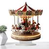 2D Acrylic Decor Pendant Christmas Table Decorations Carousel Shape Christmas Party Pendant Festive for Interior Holiday Home