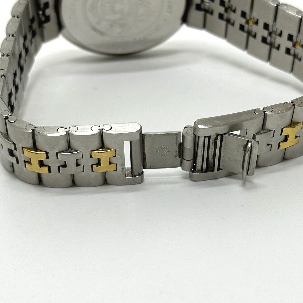 HERMES Olympia Combi Quartz Wristwatch SS Silver/Gold