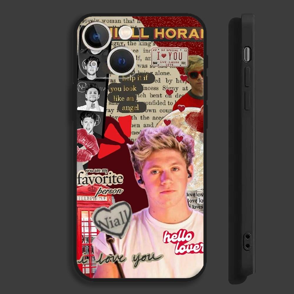 

Singer N-Niall Horan Phone Case For iPhone 16,15,14,13,12,11,Pro,Max,Plus,Mini,X,XS,XR,8,7,6,S,SE Soft Black Case iPhone13mini